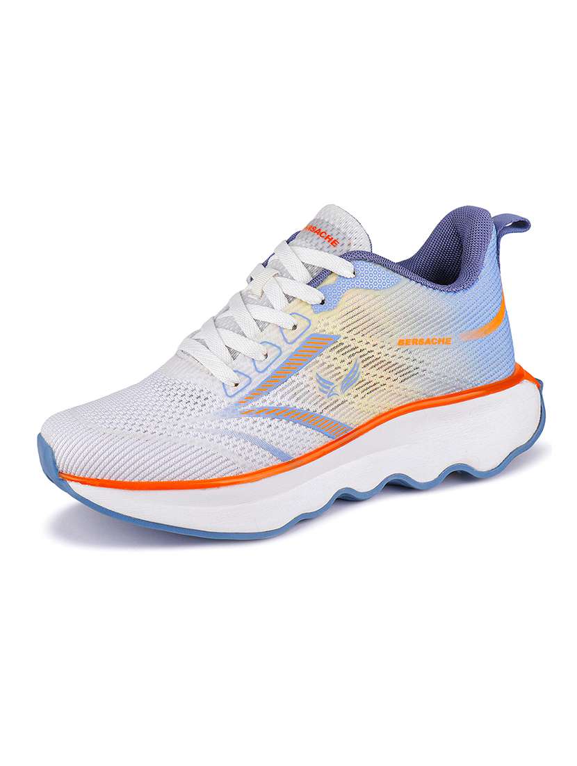 men white lace up sport shoe - 22141967 -  Zoom Image - 0