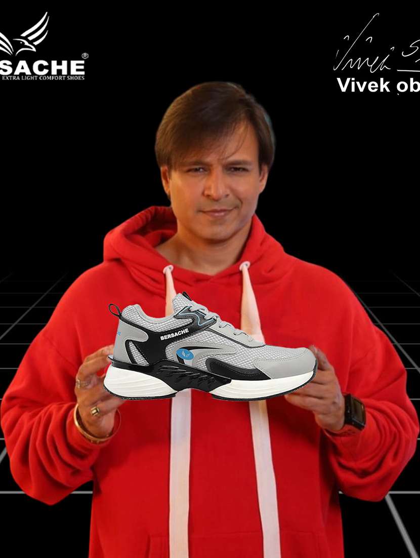 men grey lace up sport shoe - 22141970 - Standard Image - 3