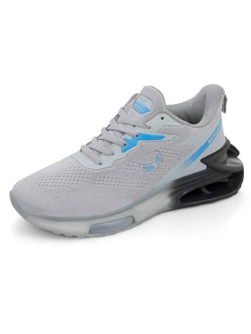 men grey lace up sport shoe - 22141976 - Standard Image - 0