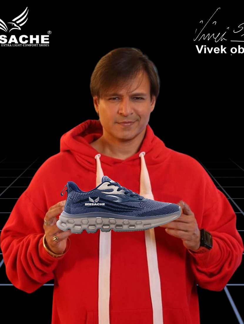 men blue lace up sport shoe - 22141978 - Standard Image - 3