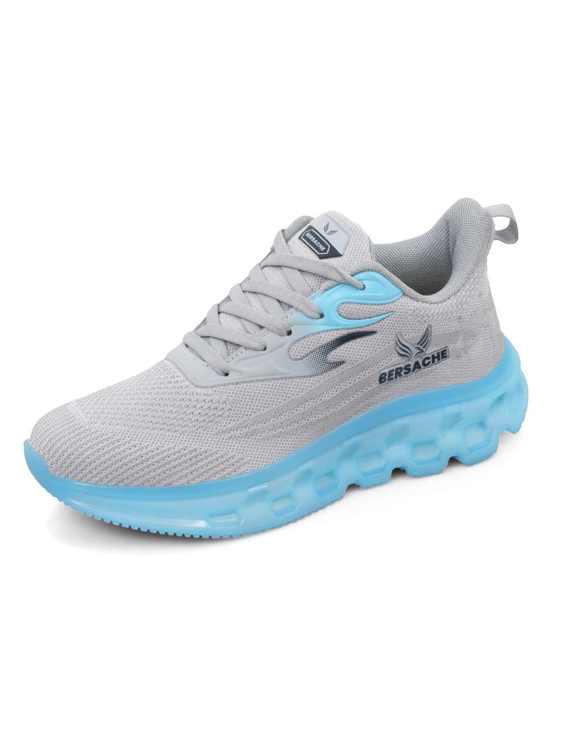 men grey lace up sport shoe - 22141980 -  Zoom Image - 0