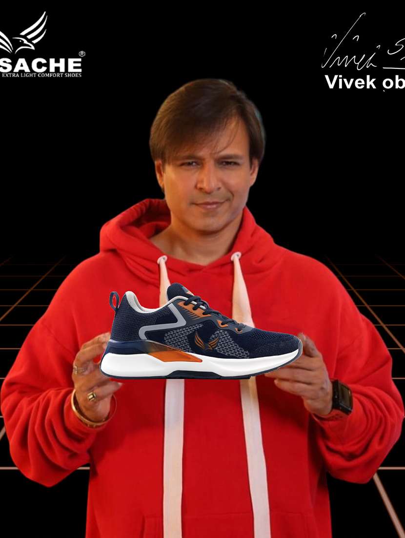men blue lace up sport shoe - 22141983 - Standard Image - 3