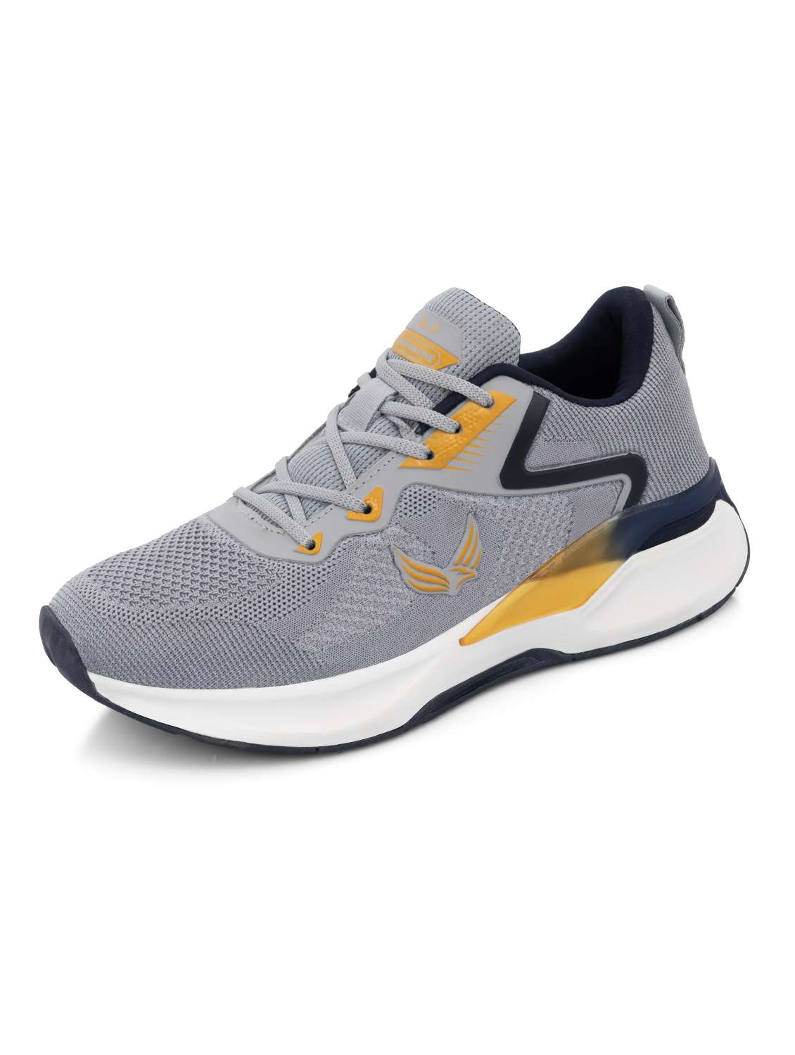 men grey lace up sport shoe