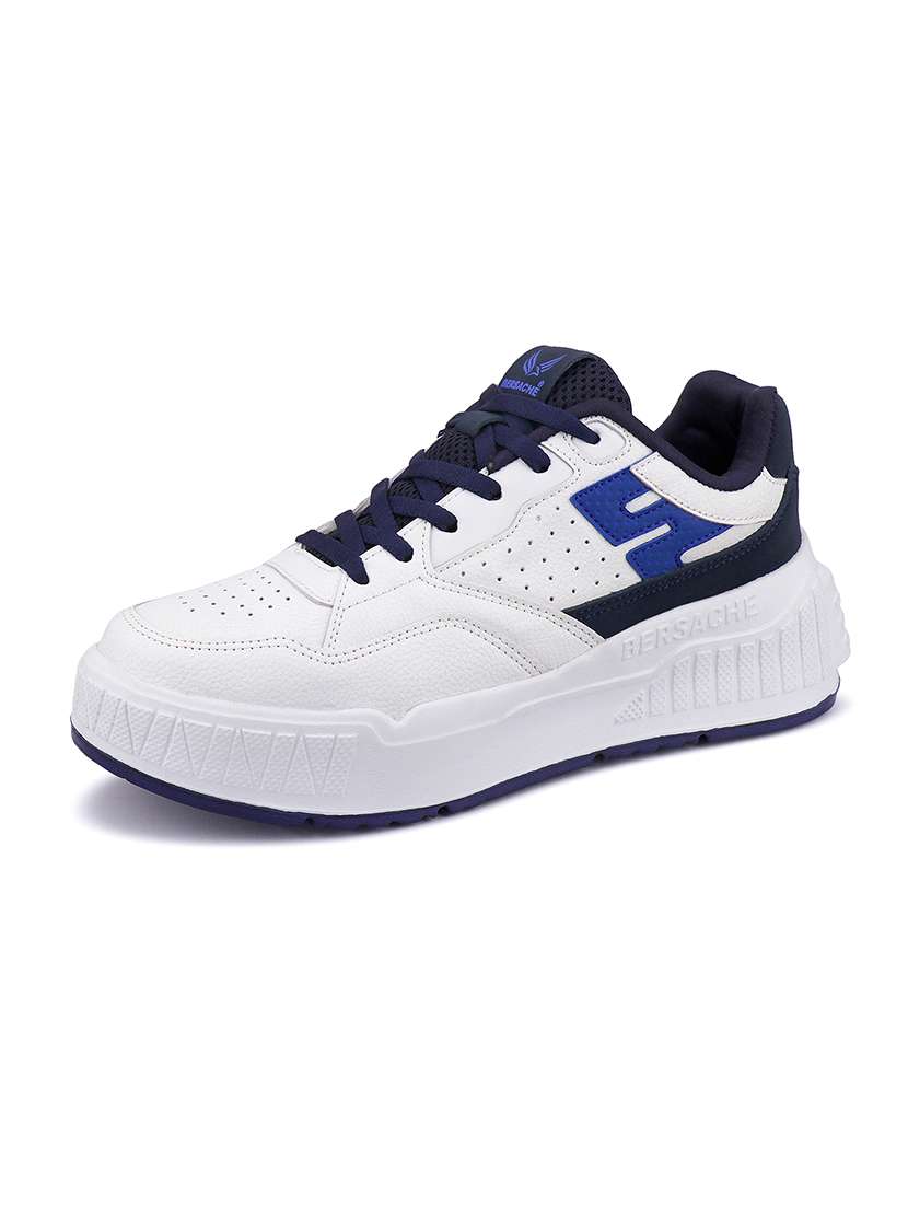 men white lace up sneaker
