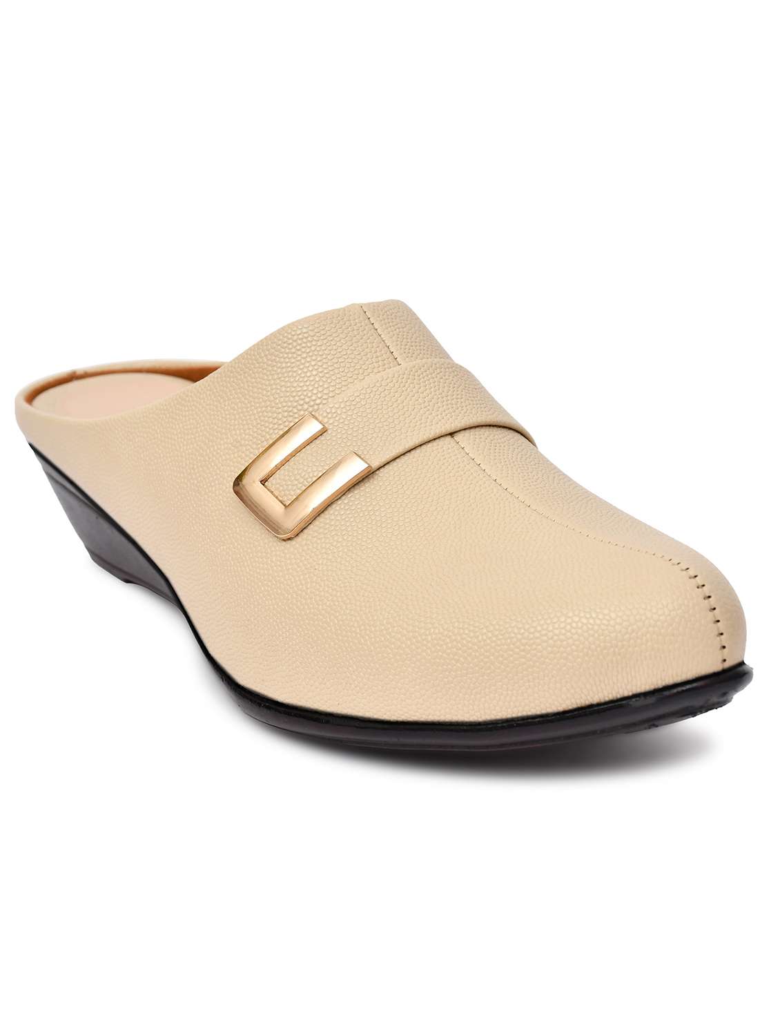 women solid slip on mules - 22141997 - Standard Image - 3