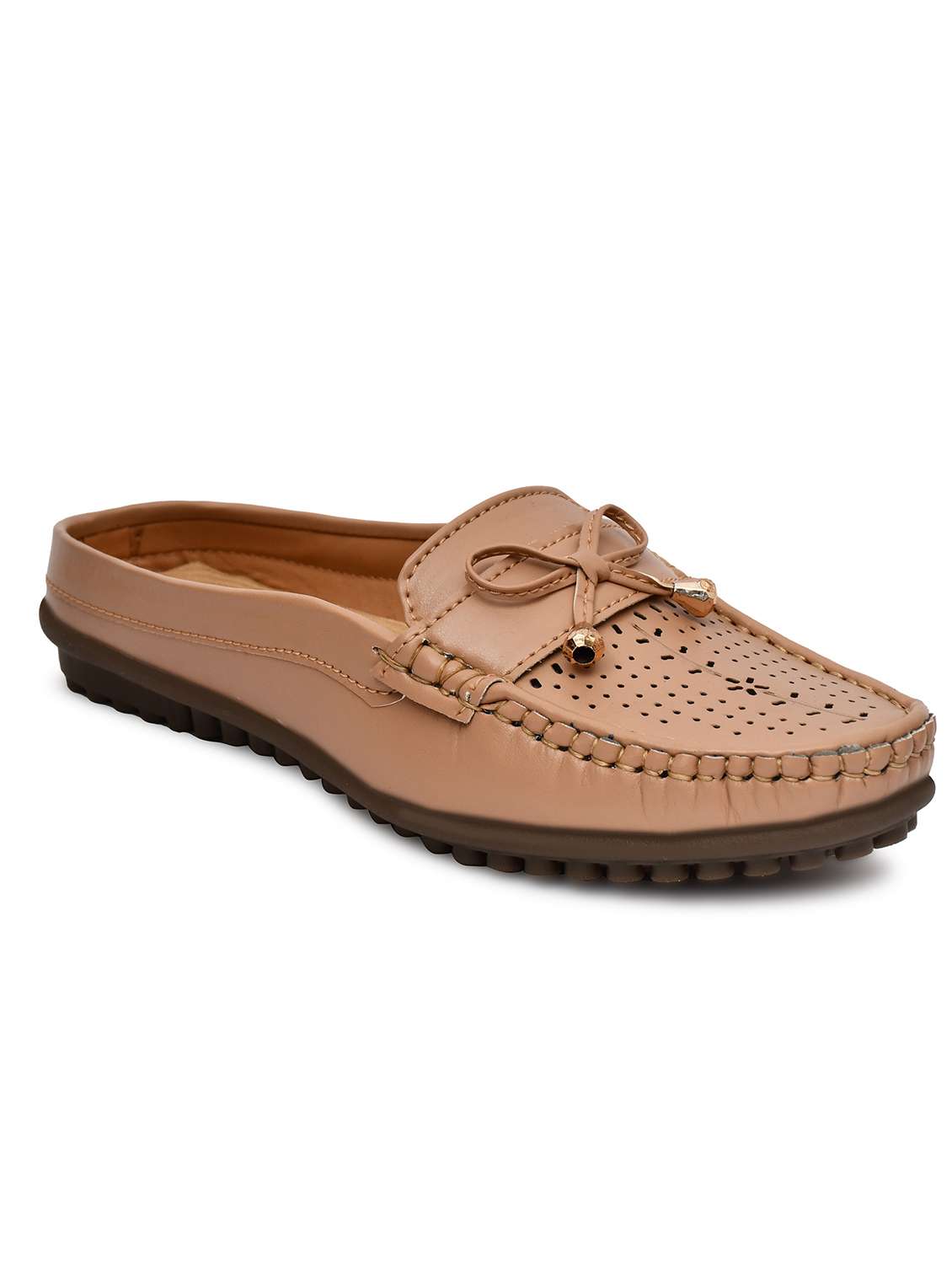 women solid slip on mules - 22142003 - Standard Image - 3