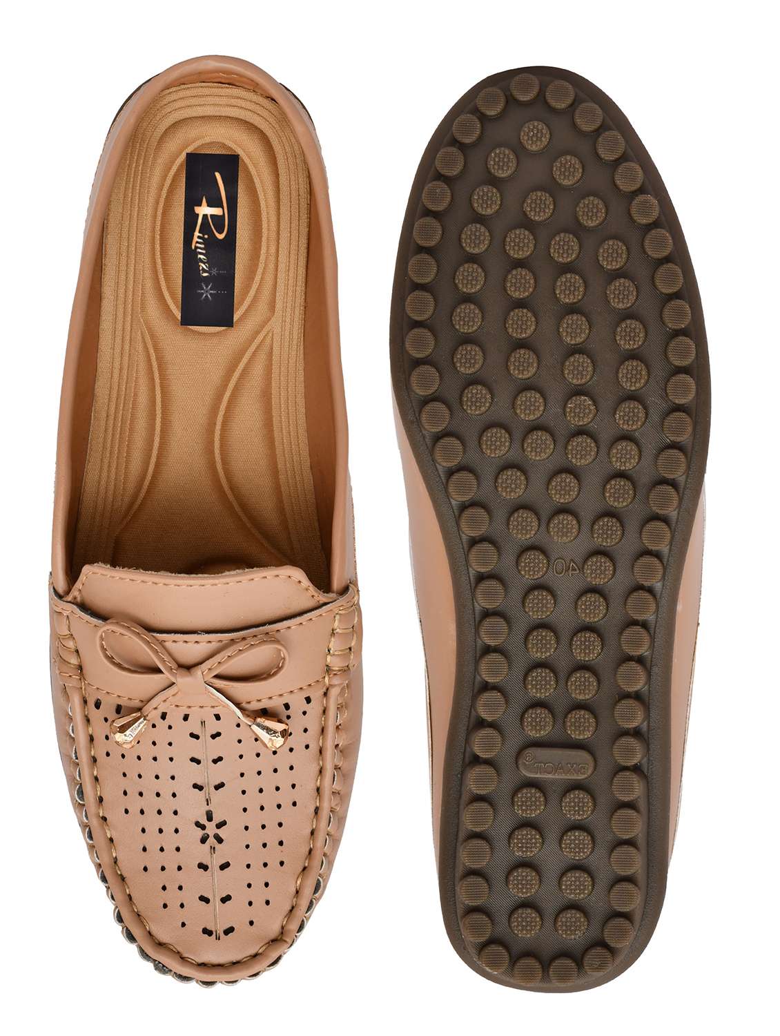 women solid slip on mules - 22142003 - Standard Image - 5