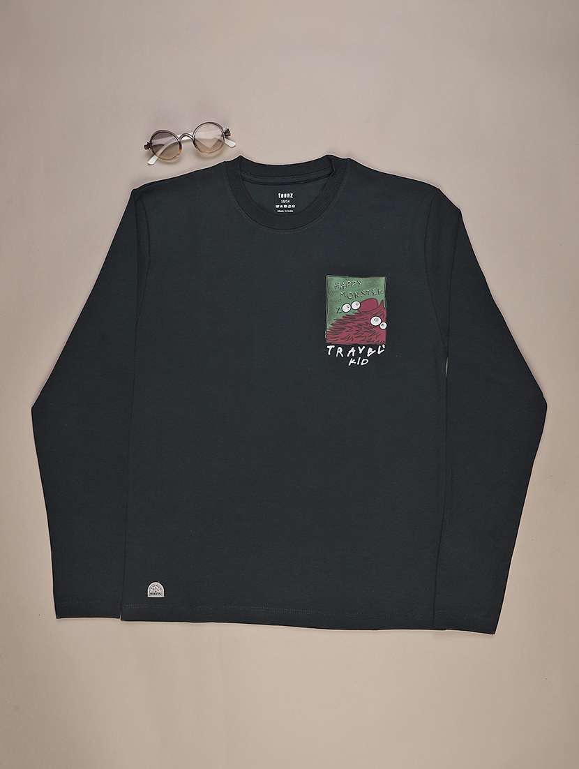boys printed long sleeve t-shirt