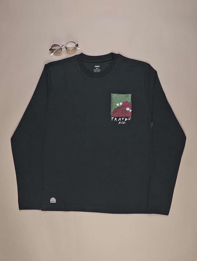 boys printed long sleeve t-shirt