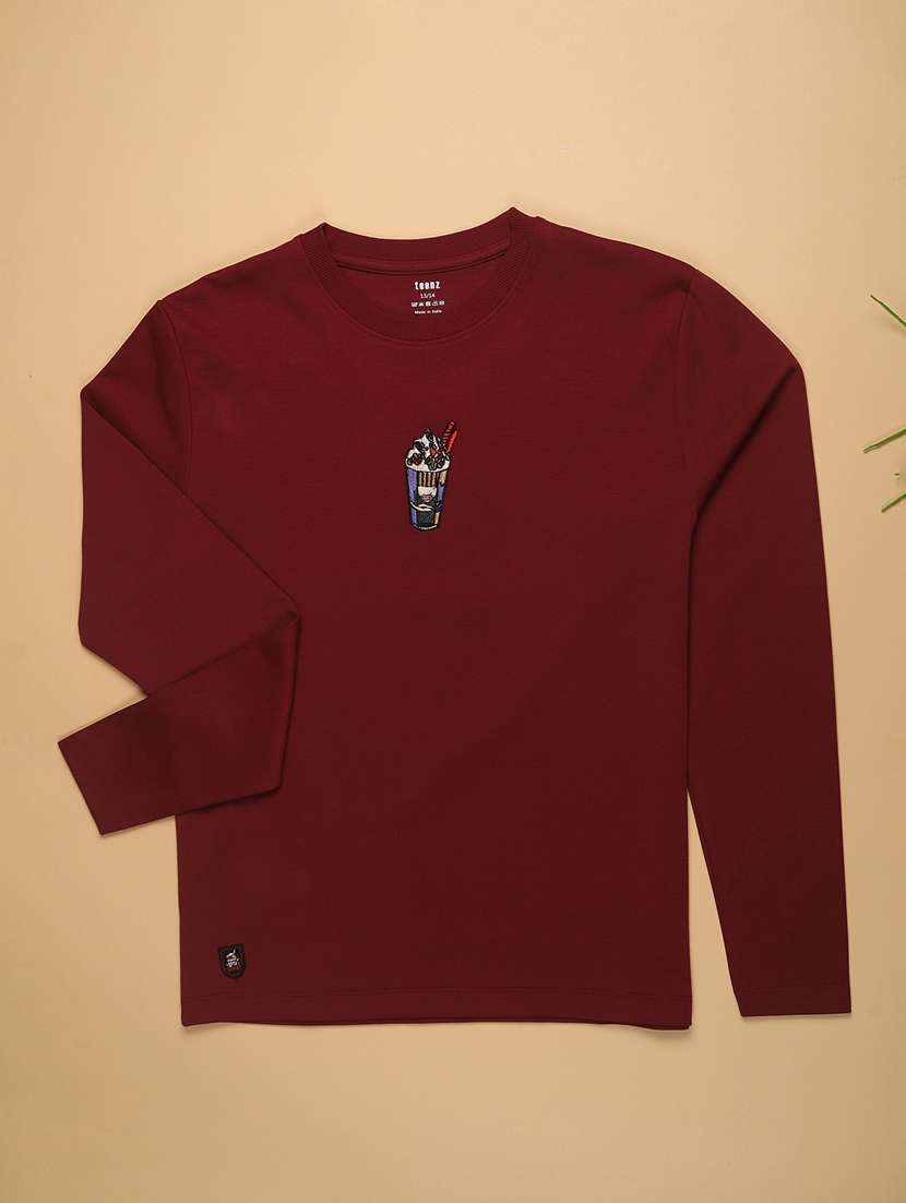 boys printed long sleeve t-shirt