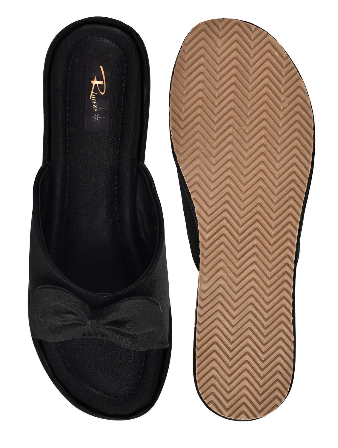 women black slip on wedge - 22142028 - Standard Image - 5