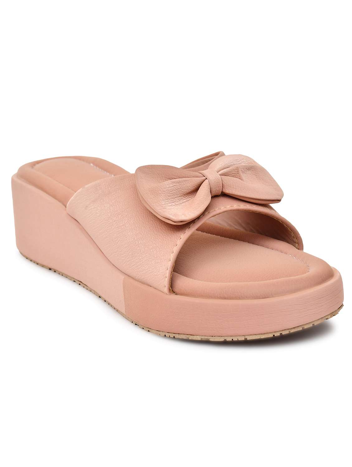 women nude slip on wedge - 22142030 - Standard Image - 3