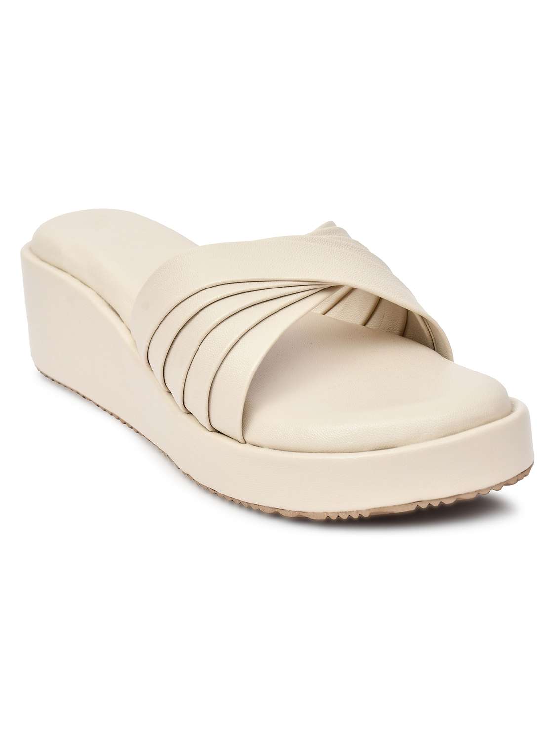 women solid slip on wedge - 22142036 - Standard Image - 3