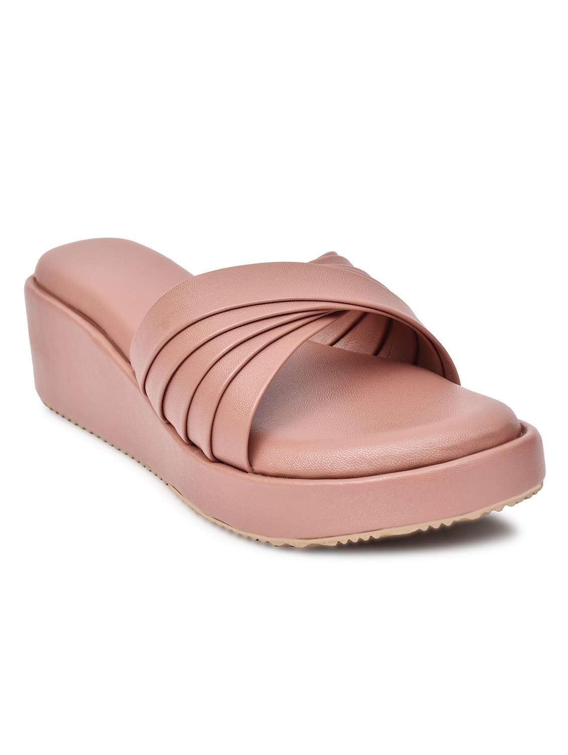 women solid slip on wedge - 22142037 - Standard Image - 3