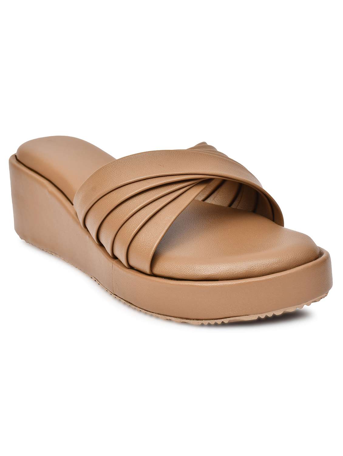 women solid slip on wedge - 22142038 - Standard Image - 3