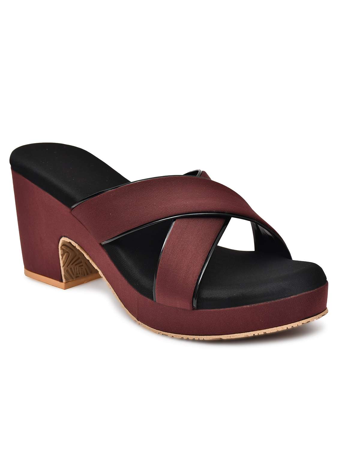 women solid slip on sandal - 22142040 - Standard Image - 3