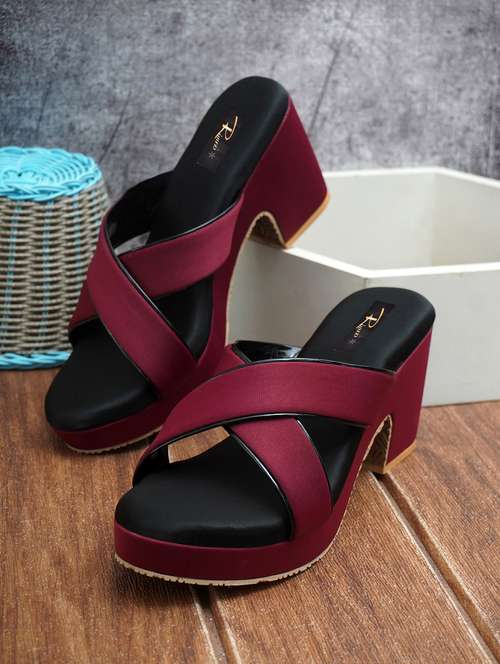 women red slip on sandal - 22142045 -  Standard Image - 0