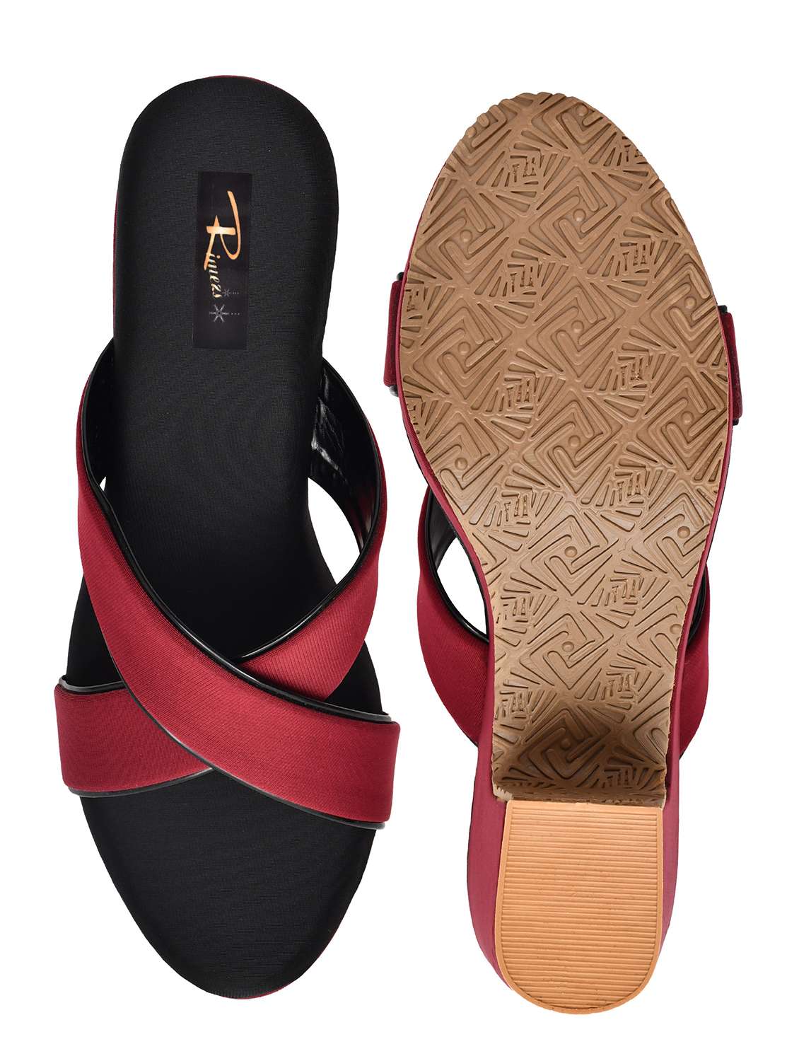 women red slip on sandal - 22142045 - Standard Image - 5