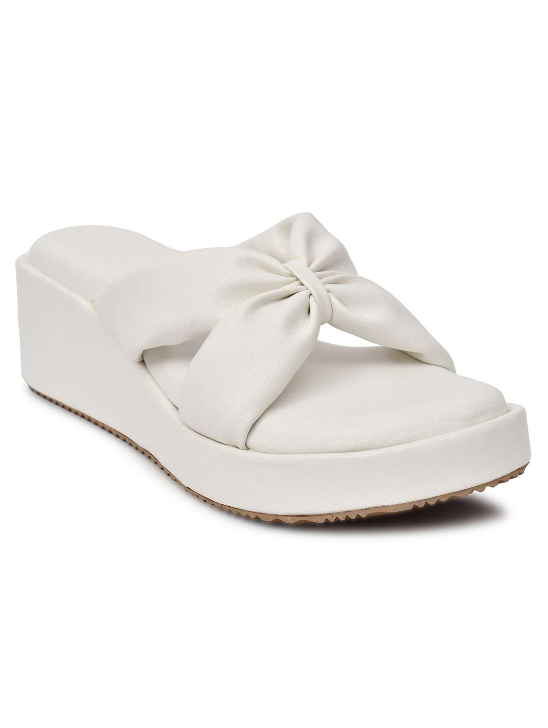 women solid slip on wedge - 22142047 - Standard Image - 3