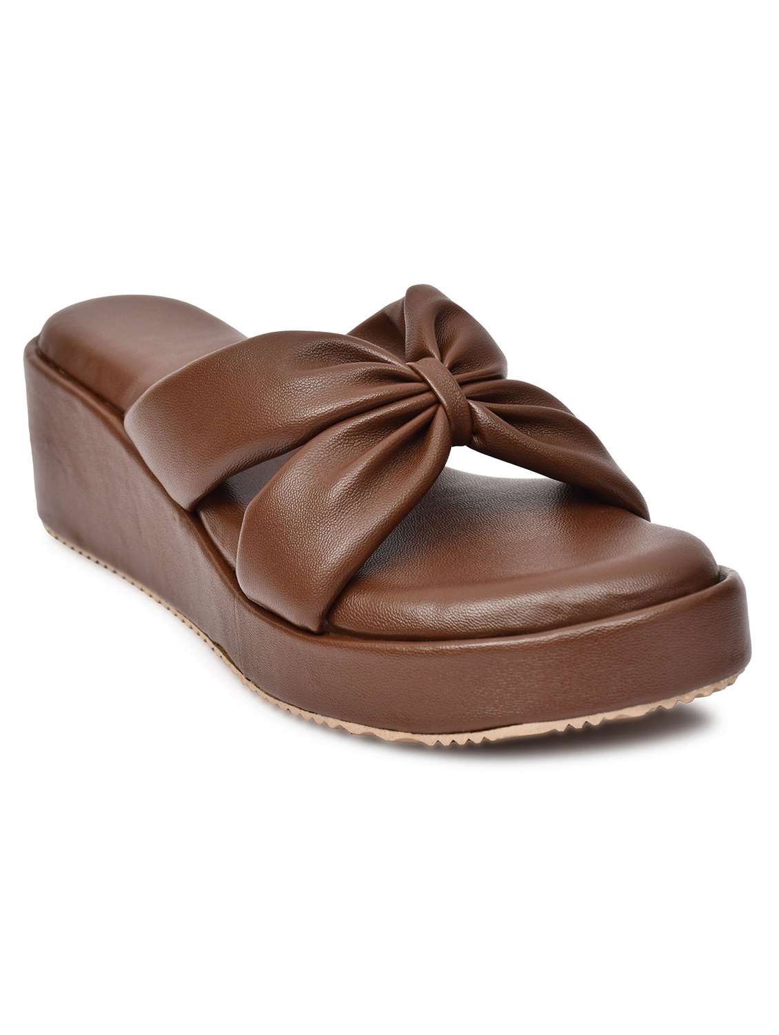 women solid slip on wedge - 22142048 - Standard Image - 3