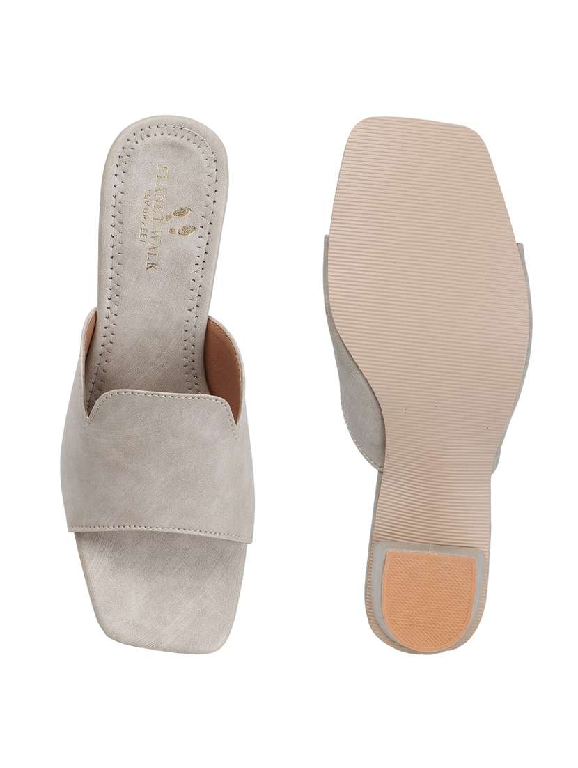 women slip on block heel sandal - 22142050 - Standard Image - 5