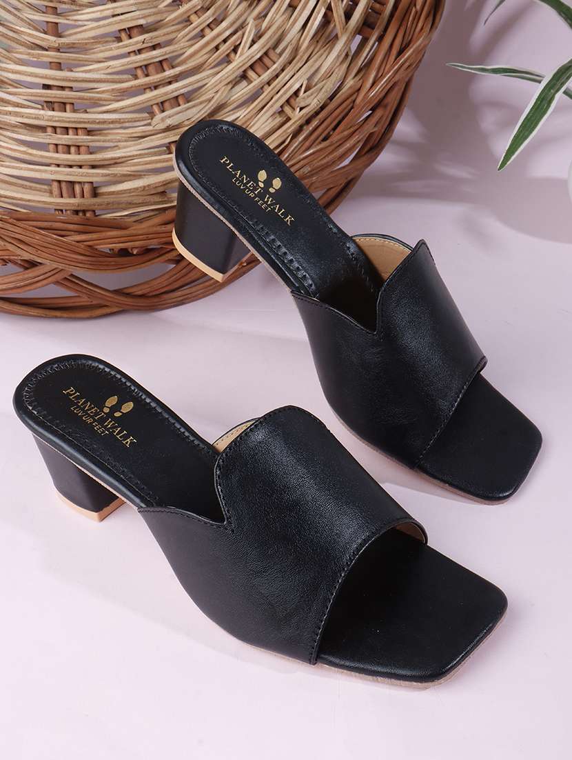 women slip on block heel sandal - 22142051 - Zoom Image - 0