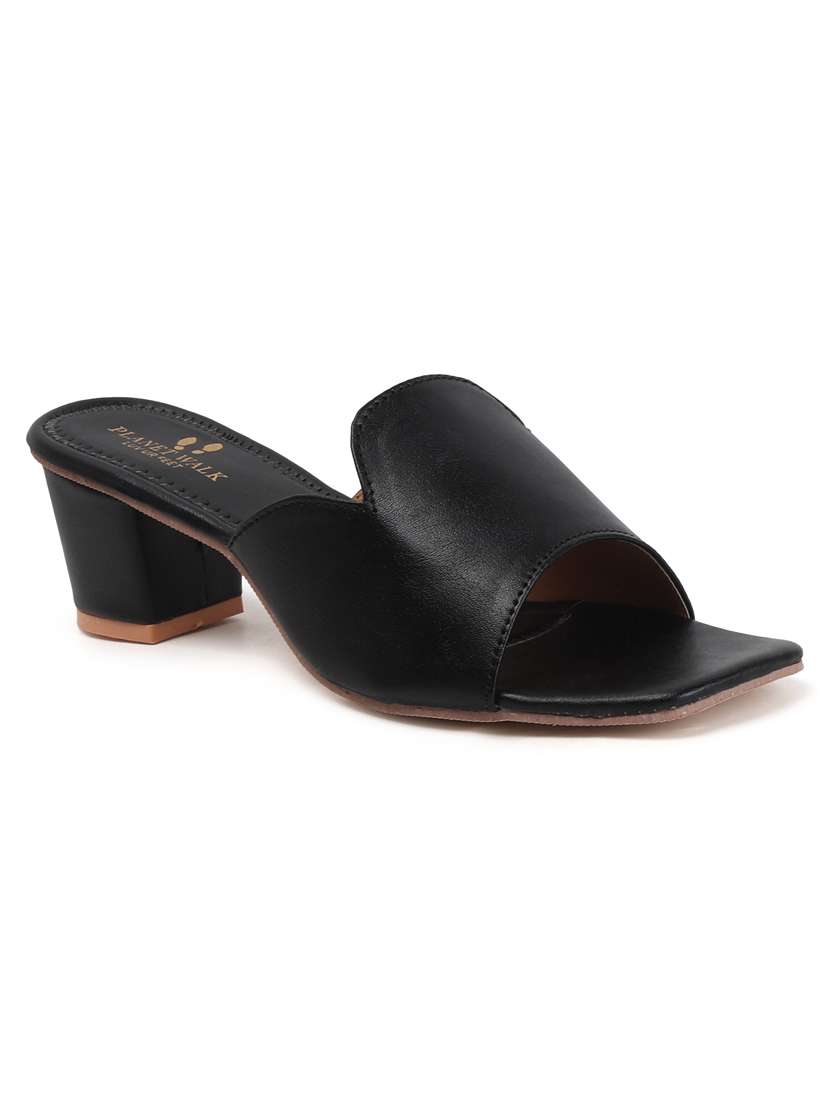 women slip on block heel sandal - 22142051 - Standard Image - 3
