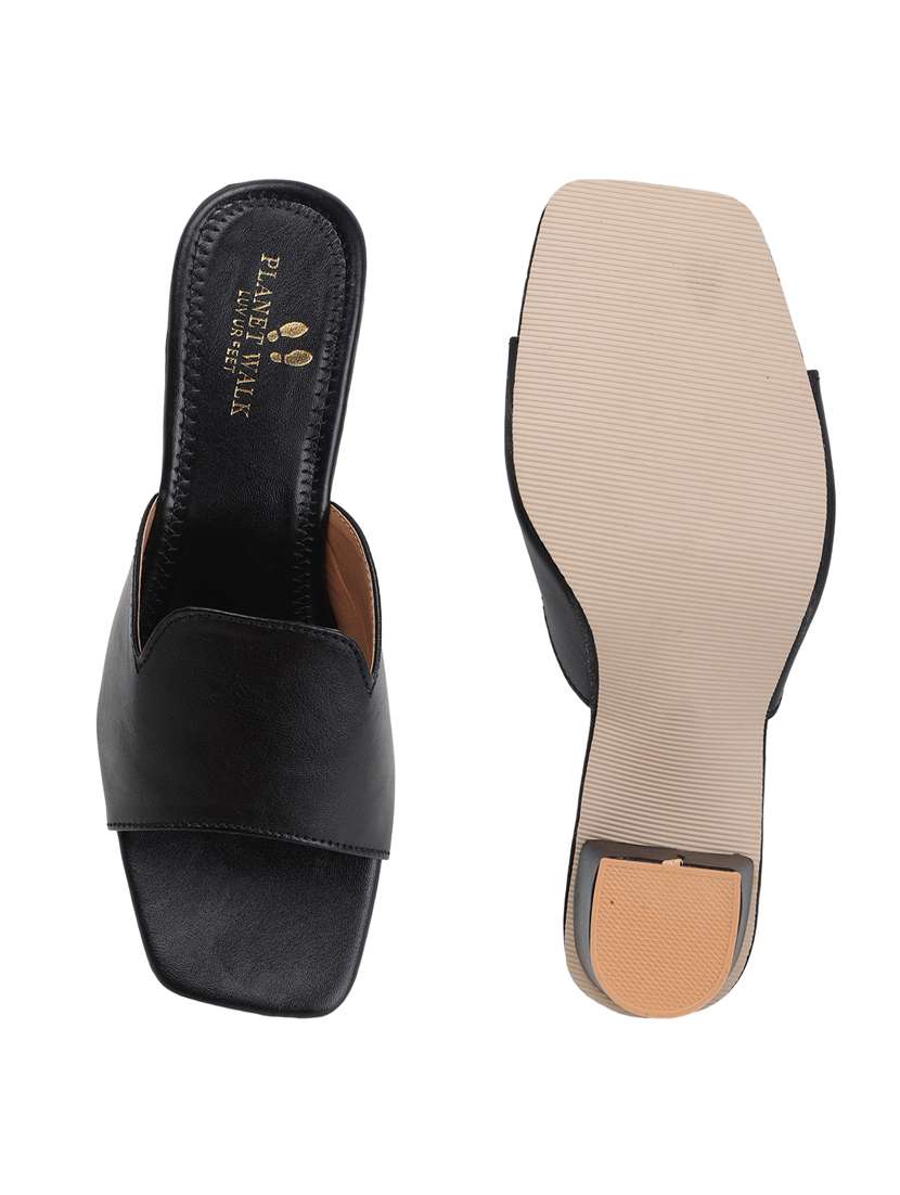 women slip on block heel sandal - 22142051 - Standard Image - 5