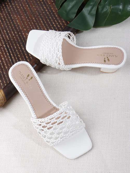 women slip on block heel sandal - 22142055 -  Standard Image - 0