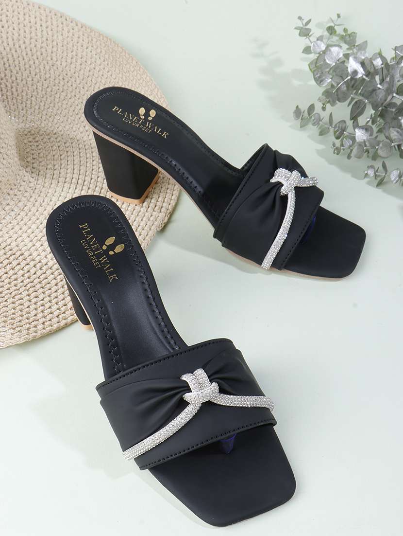 women slip on block heel sandal - 22142060 - Zoom Image - 0