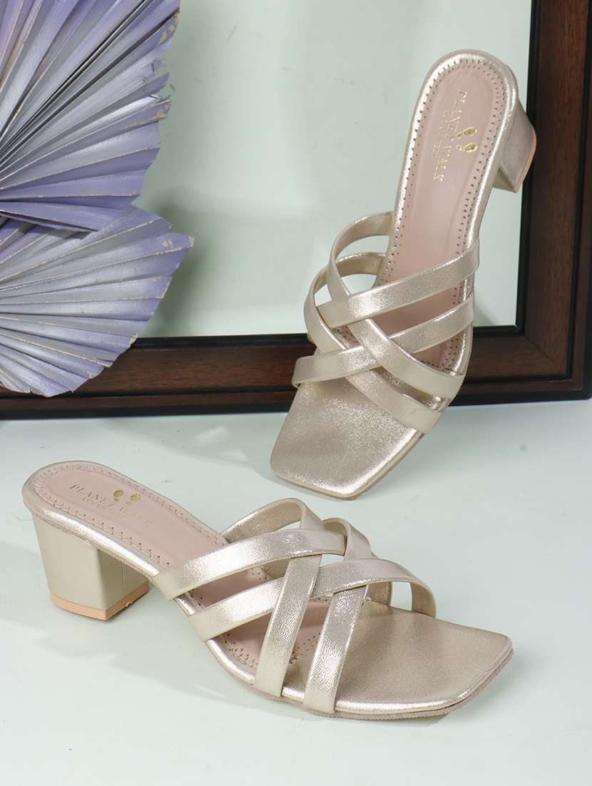 women slip on block heel sandal - 22142061 -  Zoom Image - 0