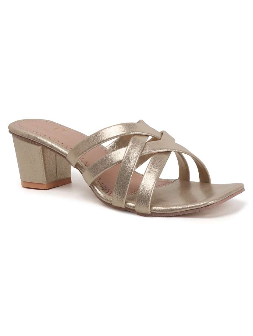 women slip on block heel sandal - 22142061 - Standard Image - 3