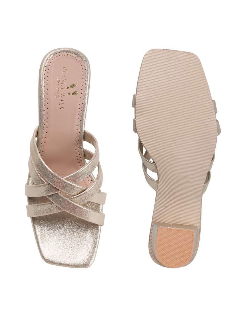 women slip on block heel sandal - 22142061 - Standard Image - 5