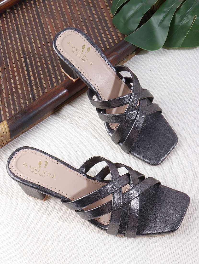 women slip on block heel sandal - 22142062 - Zoom Image - 0