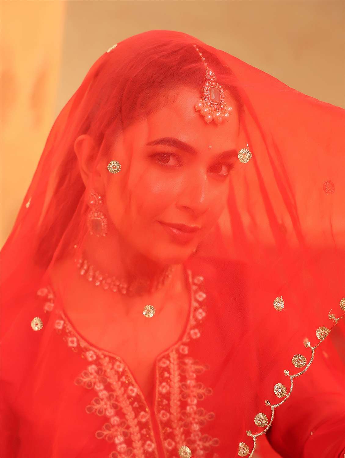 women embroidered three quarter sleeve kurta pant with dupatta set - 22142295 -  Standard Image - 5