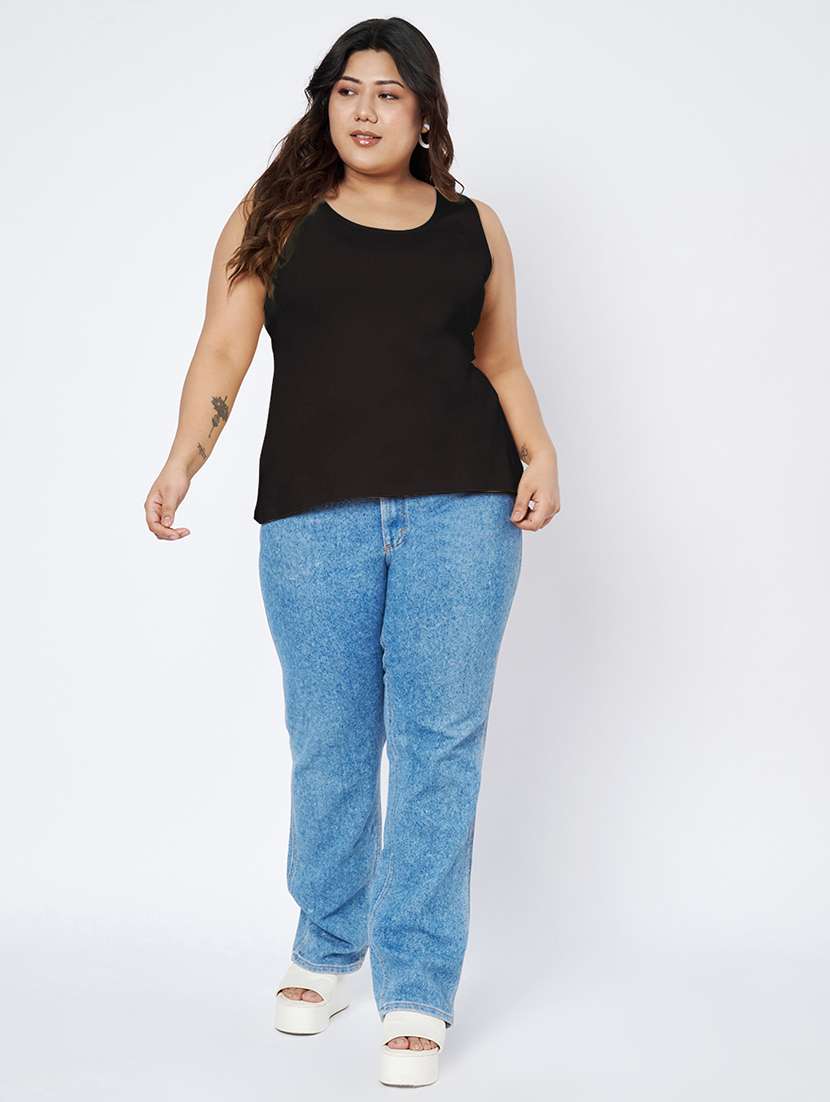 women plus size solid sleeveless camisole - 22142339 - Standard Image - 5