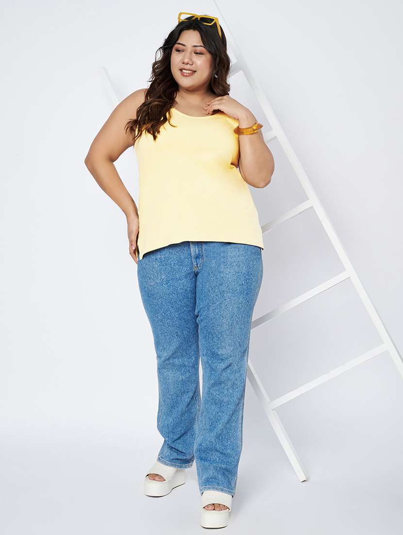 women plus size solid sleeveless camisole - 22142340 - Standard Image - 5