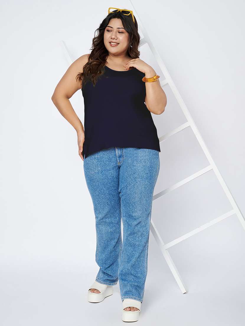 women plus size solid sleeveless camisole - 22142344 -  Standard Image - 5