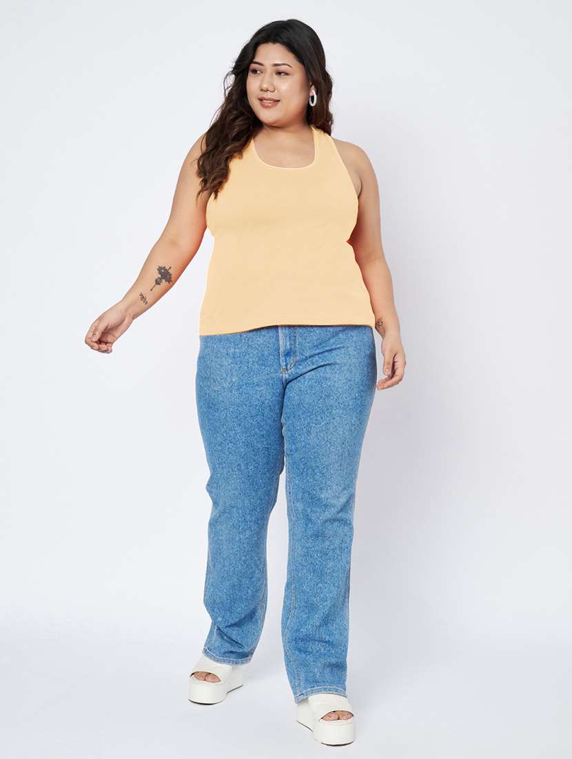 women plus size solid sleeveless camisole - 22142347 -  Standard Image - 5
