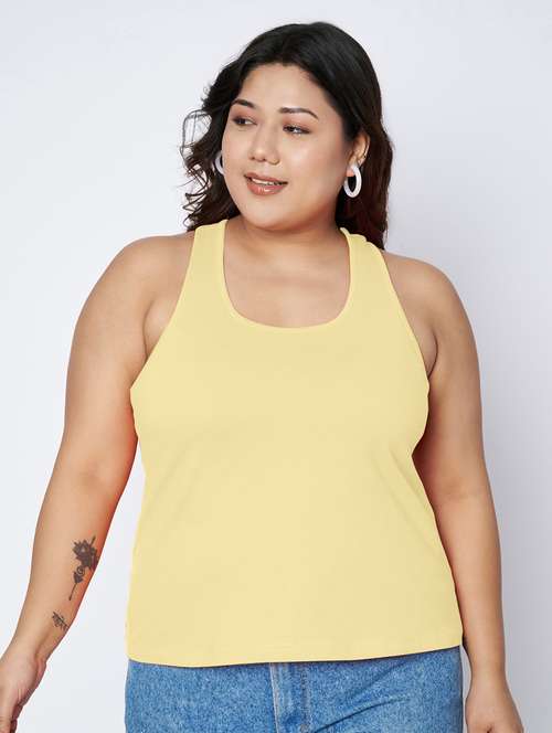 women plus size solid sleeveless camisole - 22142349 - Standard Image - 0