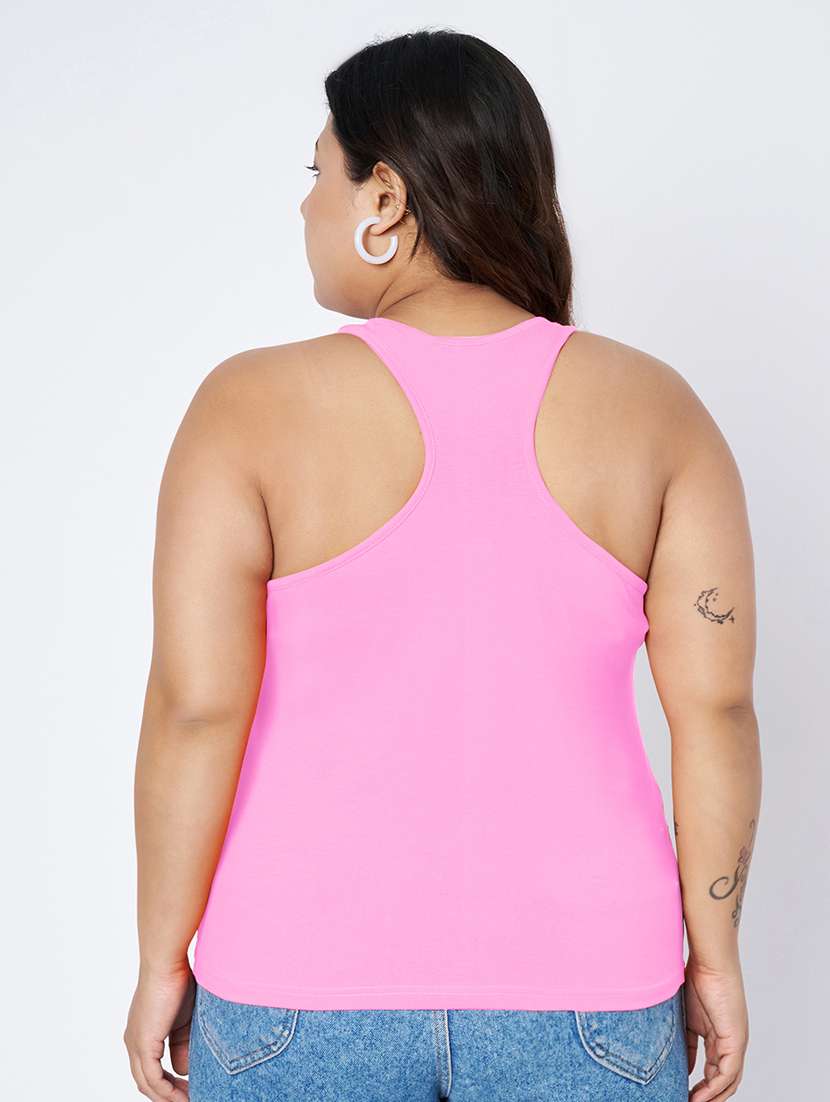 women plus size solid sleeveless camisole - 22142350 - Standard Image - 3