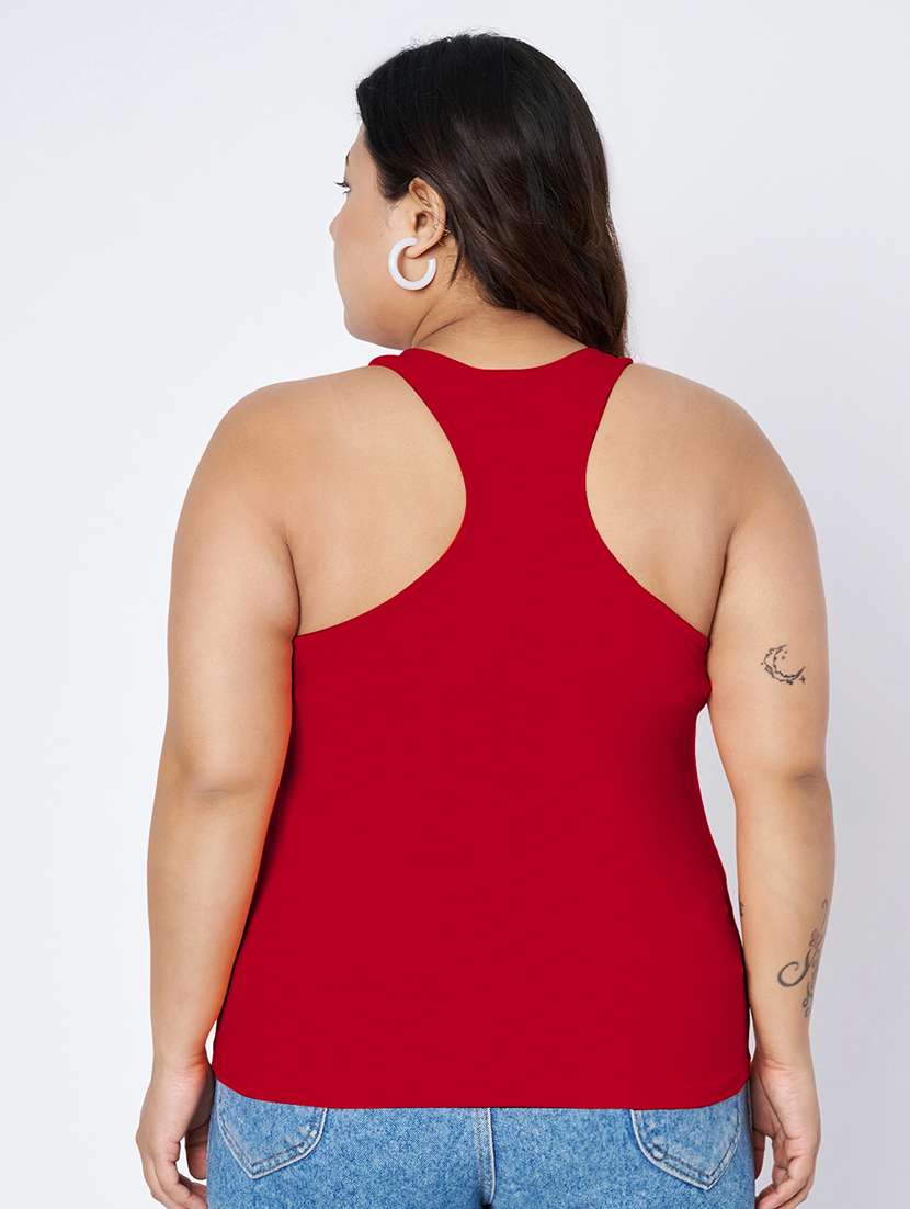 women plus size solid sleeveless camisole - 22142352 - Standard Image - 3
