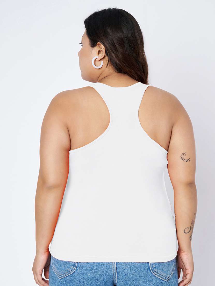 women plus size solid sleeveless camisole - 22142354 - Standard Image - 3