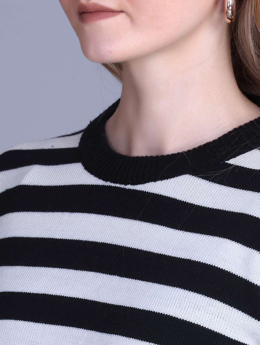 women striped long sleeve top - 22142366 -  Standard Image - 5