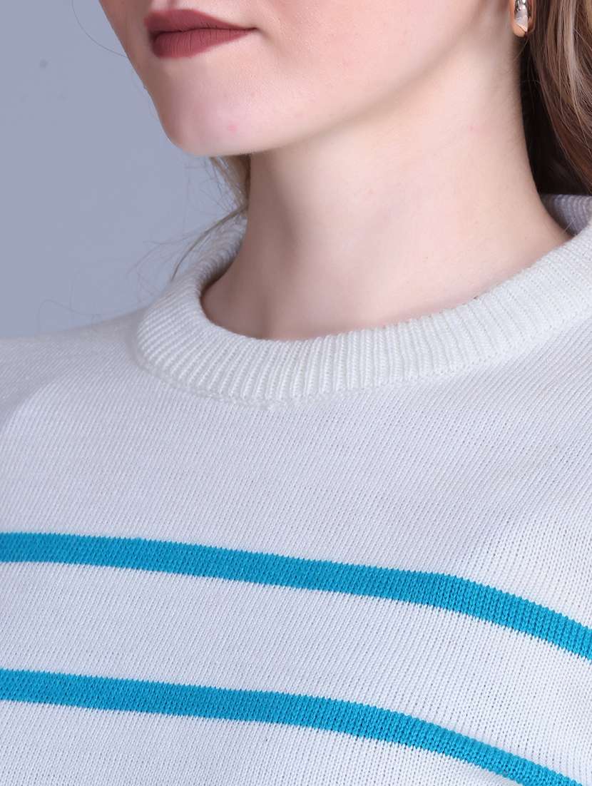 women striped long sleeve top - 22142370 - Standard Image - 5