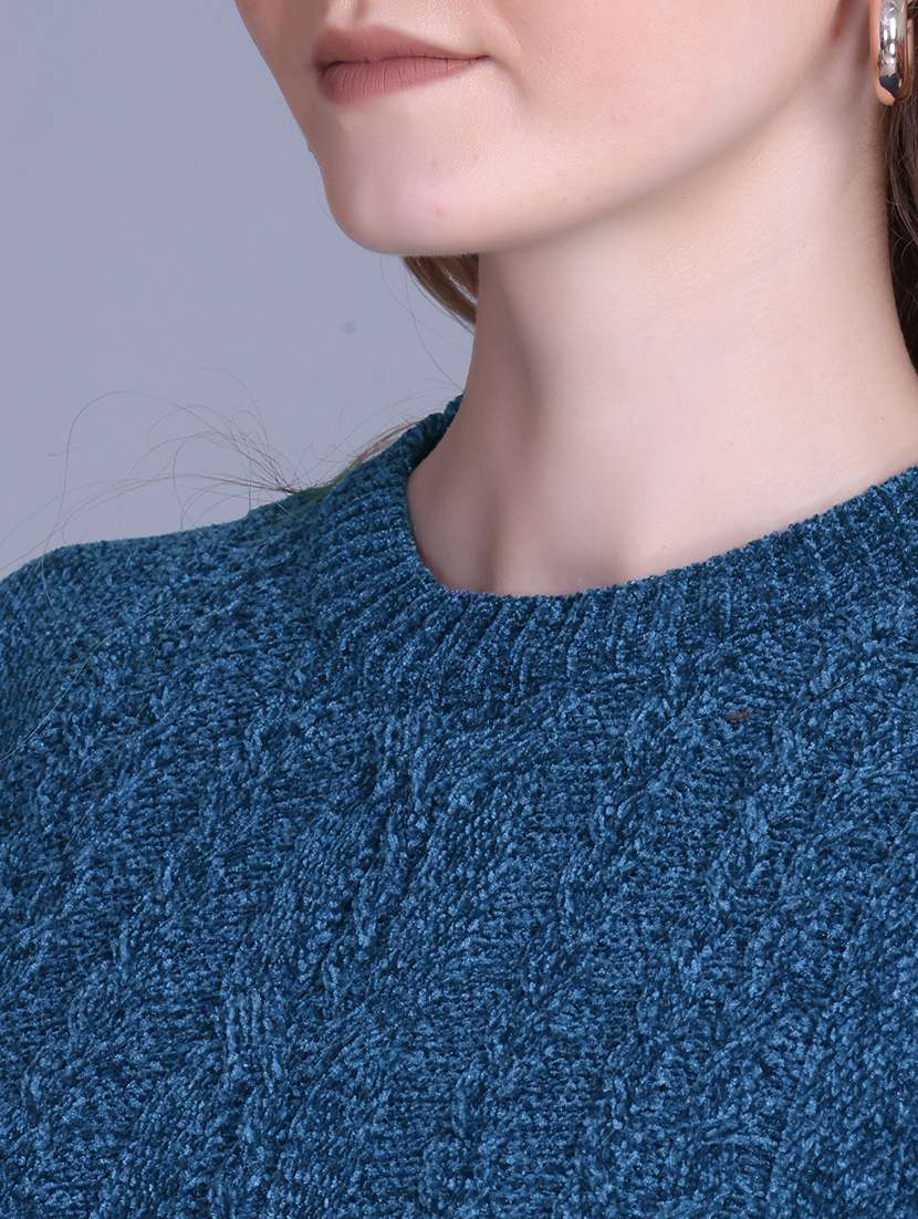 women self designed long sleeve pullover - 22142371 -  Standard Image - 5