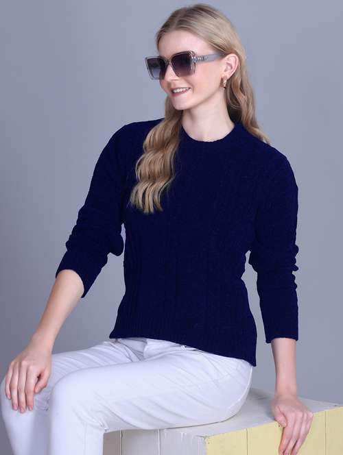 women self designed long sleeve pullover - 22142374 -  Standard Image - 0