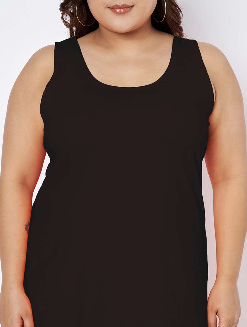 women plus size solid sleeveless sheath dress - 22142389 -  Standard Image - 5