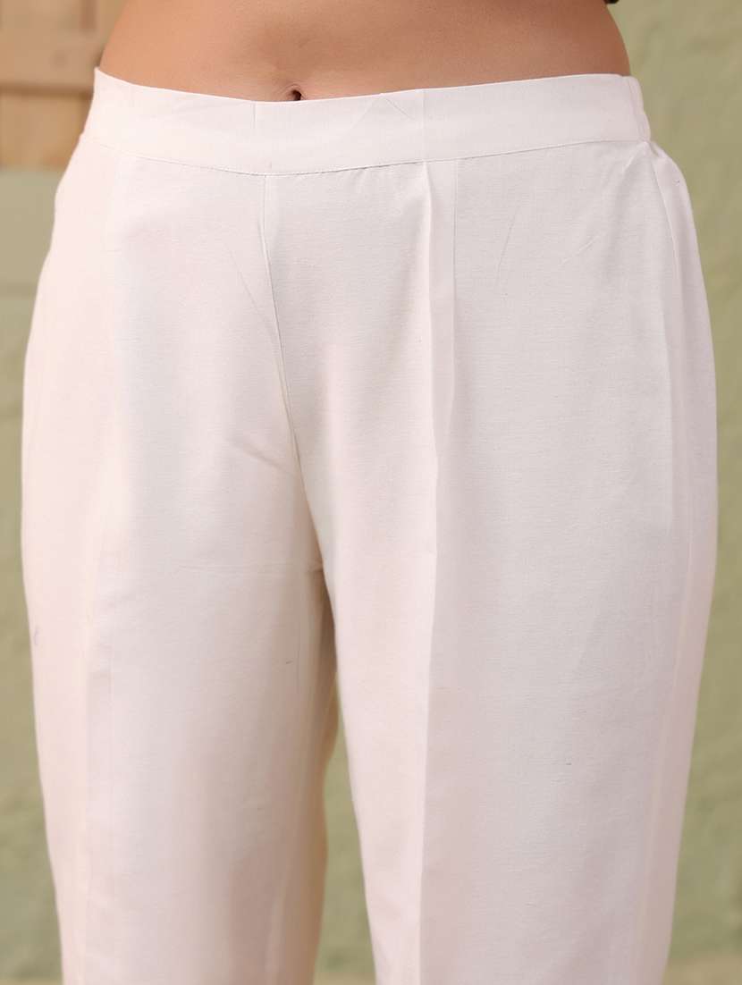 women printed three quarter sleeve kurta pant set - 22142416 -  Standard Image - 5