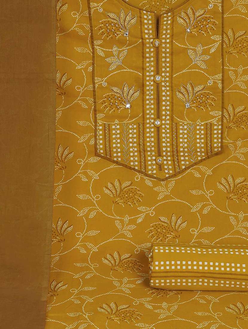 women printed unstitched suit set - 22142480 -  Standard Image - 3